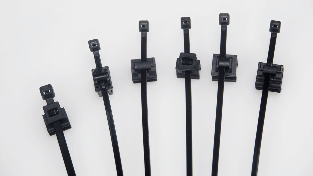 Edge Clip Cable Ties Anti-UV Testing for Solar Panel Cable Wire Management