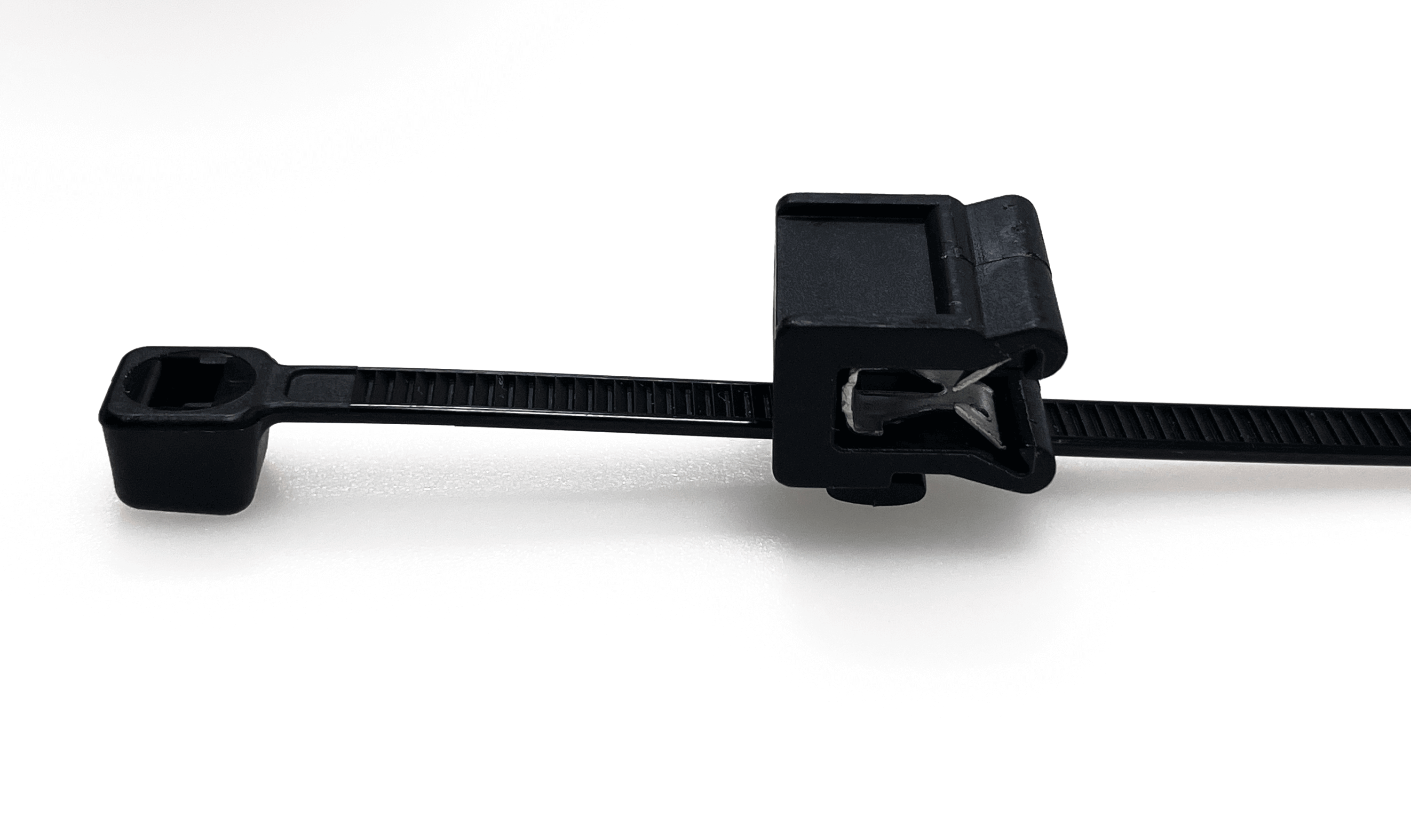 2-Piece Edge Clip Cable Tie, 1-3mm Panel