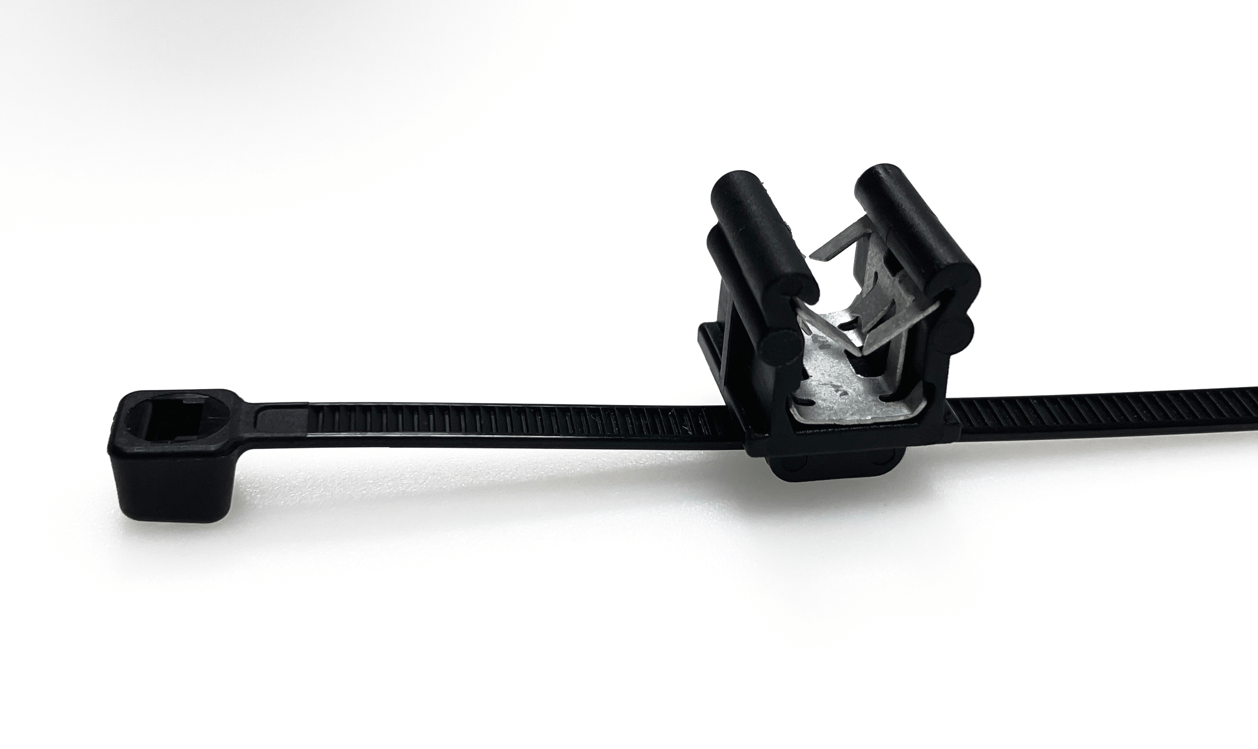 2-Piece Fixing Tie with Edge Clip,  3-6 mm Panel
